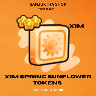 x1m spring sunflower tokens ps99