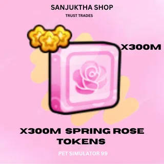 x300m spring rose tokens ps99
