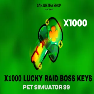 x1000 lucky raid boss keys ps99