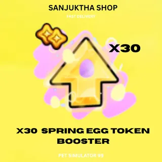 x30 spring egg token booster ps99