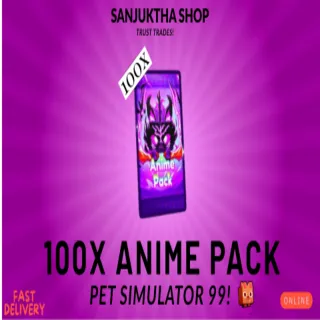 x100 anime pack ps99