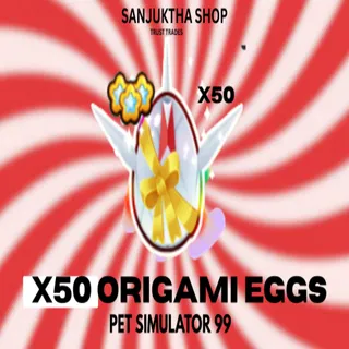x50 origami eggs ps99