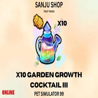X10 GARDEN GROWTH COCKTAIL III