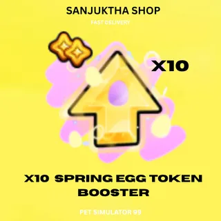 x10 spring egg token booster ps99