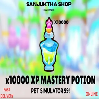 x10000 xp mastery potion ps99