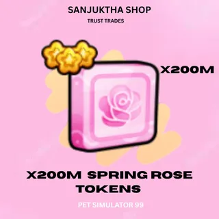 x200m spring rose tokens ps99