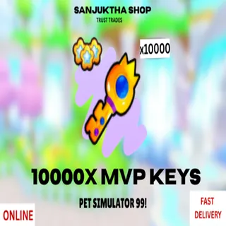 x10000 mvp keys ps99