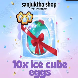 10x ice cube eggs