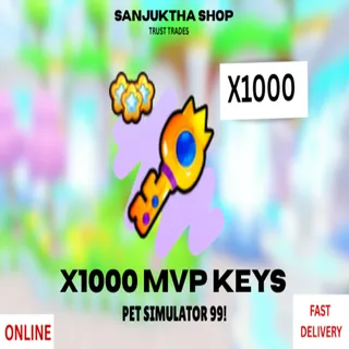x1000 mvp keys ps99