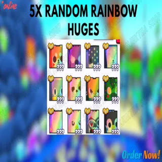 5x rainbow huges ps99