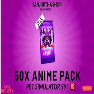 50x ANIME PACK PS99