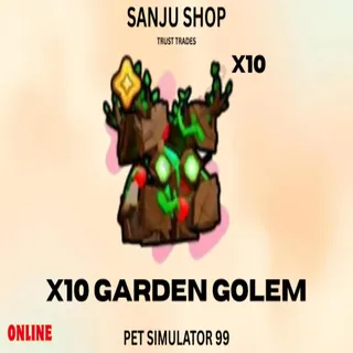 x10 garden golem 