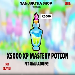 X5000 XP MASTERY POTIONS PS99