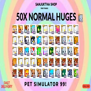 x50 normal huges ps99