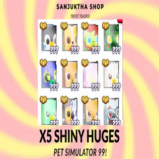x5 normal shiny huges ps99