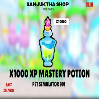 X1000 XP MASTERY POTIONS PS99