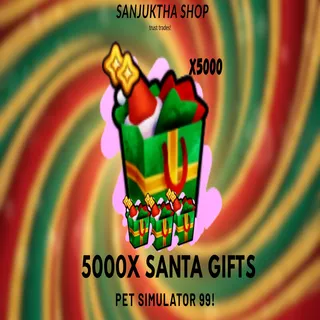 x5000 santa gifts ps99