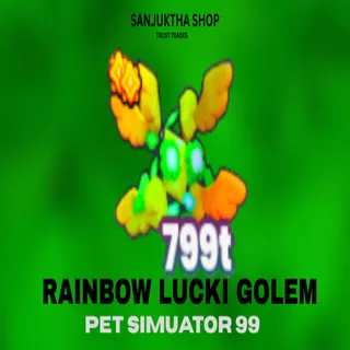 rainbow lucki golem ps99