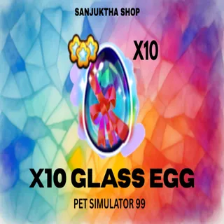 x10 glass egg ps99