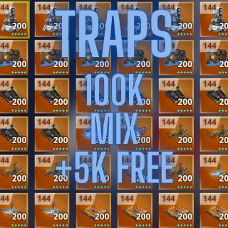 100k TRAPS + 5K FREE