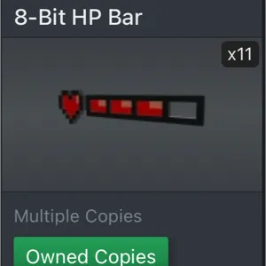 8-bit hp bar