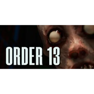 Order 13