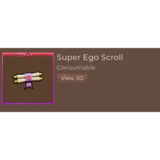 Ultra Ego Scroll | Dragon Blox