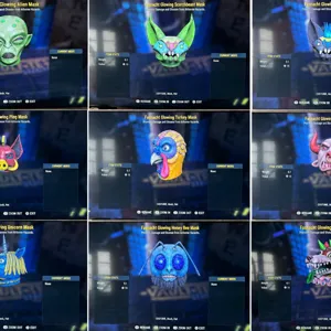 x9 FASNACHT GLOWING MASK