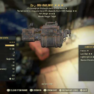 Invisible Railway Rifle