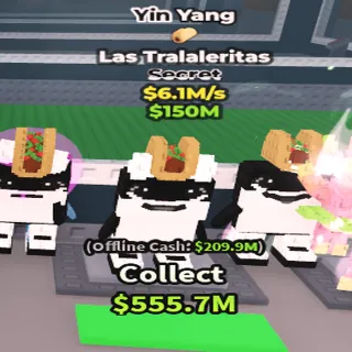 ☯️YIN YANG LAS TRALALERITAS [6.1M/s] - Steal A Brainrot ☯️