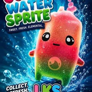 Gummy water sprite