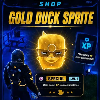 Gold duck sprite