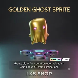 Gold ghost sprite