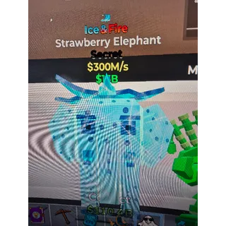 Strawberry éléphant 