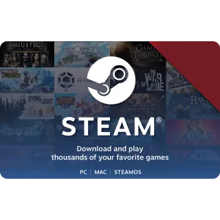 $20.00 USD Steam Gift Card (USA)