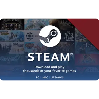 $20.00 USD Steam Gift Card