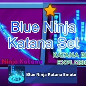 Blue Ninja Katana - BB