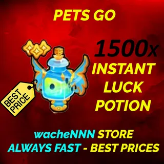 INSTANT LUCK POTION IV PETS GO