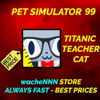 TITANIC TEACHER CAT