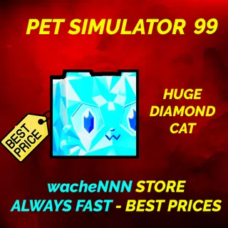 HUGE DIAMOND CAT