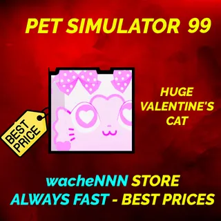 HUGE VALENTINES CAT  | PS99 