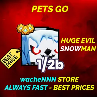 HUGE EVIL SNOWMAN PETS GO