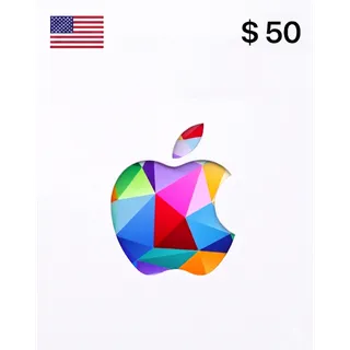 Apple Gift Card $50.00 USD US