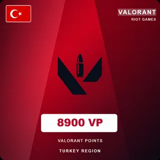 Valorant 8900 VP Points Turkey - Fast Digital Code