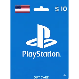 PlayStation Store $10.00 USD PSN US