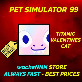 TITANIC VALENTINES CAT