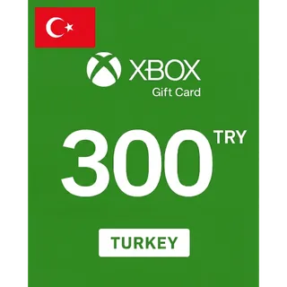 Xbox Gift Card Turkey 300.00 TRY TL