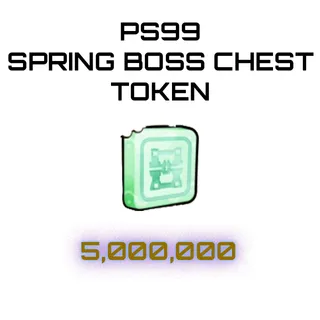 PS99 SPRING BOSS CHEST TOKEN