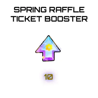 Spring Raffle Ticket Booster