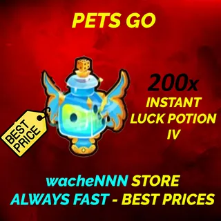 INSTANT LUCK POTION IV PETS GO